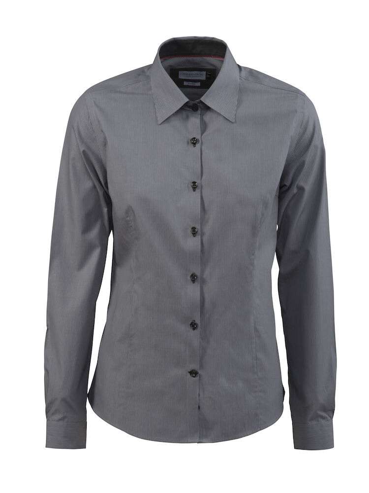 JH&F Red Bow 24 Woman Grey Stripe