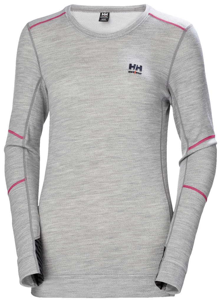 HH LIFA MERINO CREWNECK 930GREY