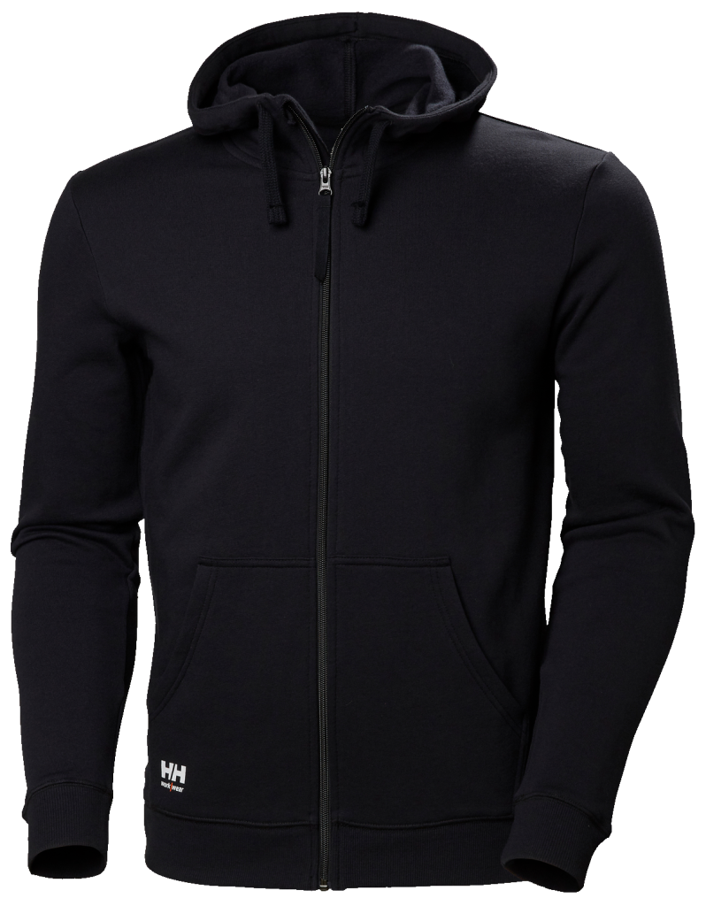 HH MANCHESTER ZIP HOODIE BLACK