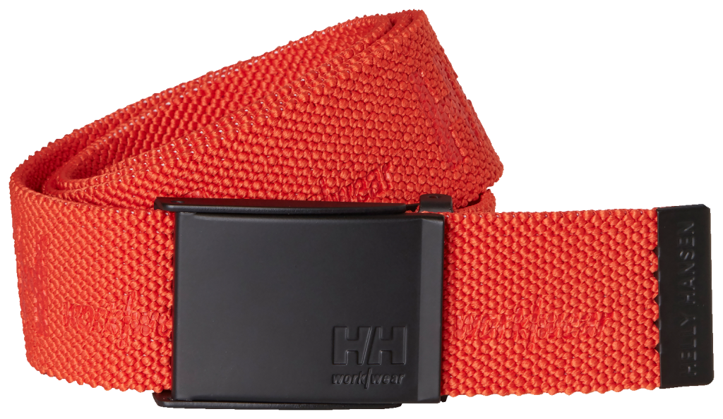 HH LOGO WEBBING BELT ORANGE