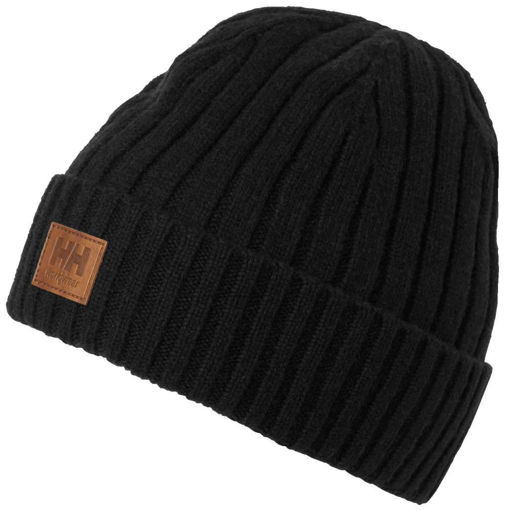 NAVY CLASSIC WOOL CUFF BEANIE 990 BLACK