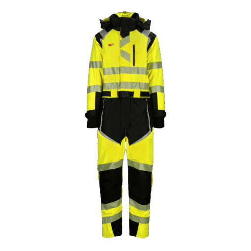 Strakofa Dovre Vinterdress fl gul/sort