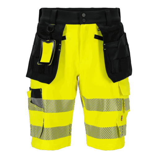 Dovre shorts gul m/avtagb vrktl stretch